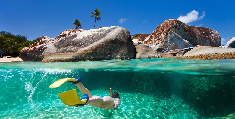 The Baths On Virgin Gorda In The British Virgin Islands