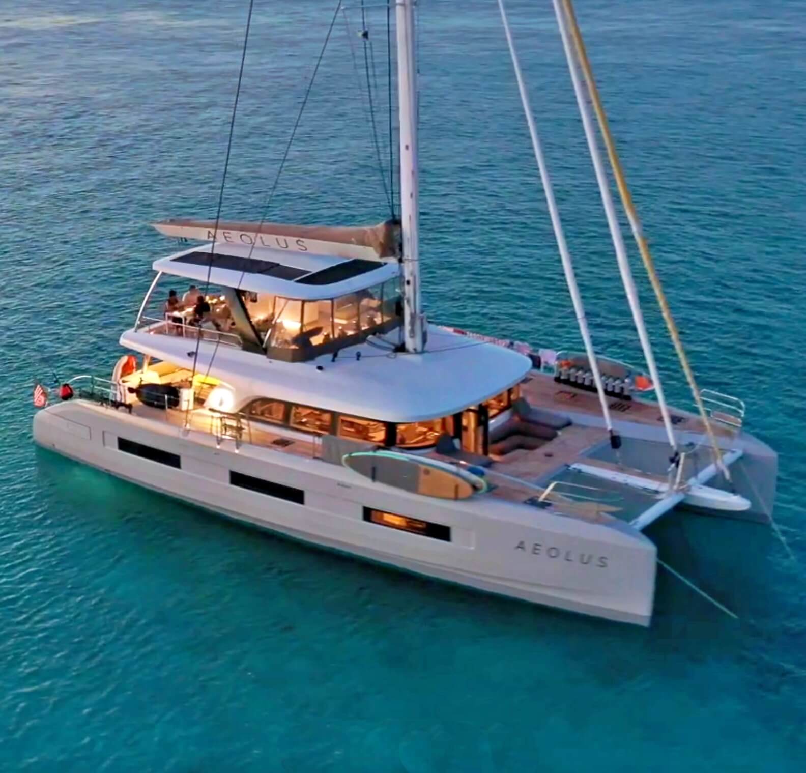 Aeolus Epic Luxury Crewed Sailing Catamaran