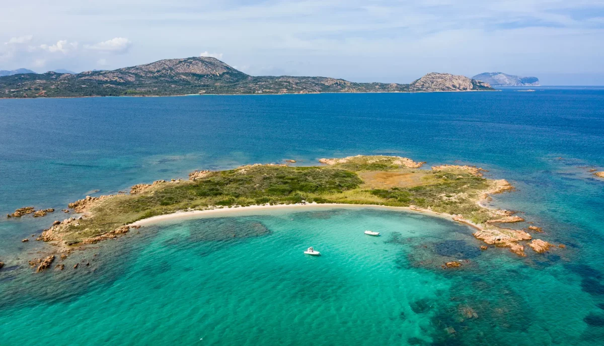 Mal di Ventre uninhabited island pristine beach turquoise waters Sardinia
