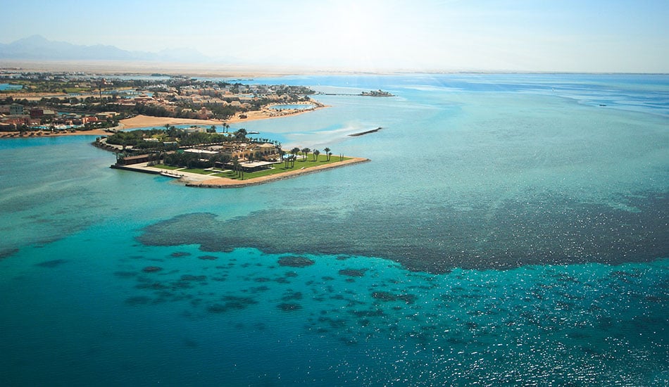 El Gounda Aeial Red Sea Egypt