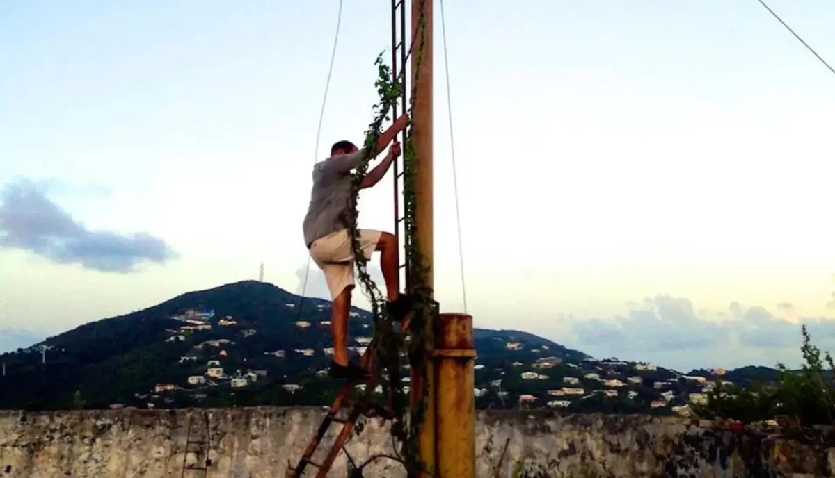 Cowell's Battery atop Hassel Island in the US Virgin Islands