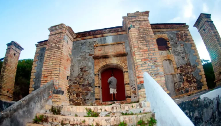 The Garrison House on Hassel Island in the US Virgin Islands, built in 1807