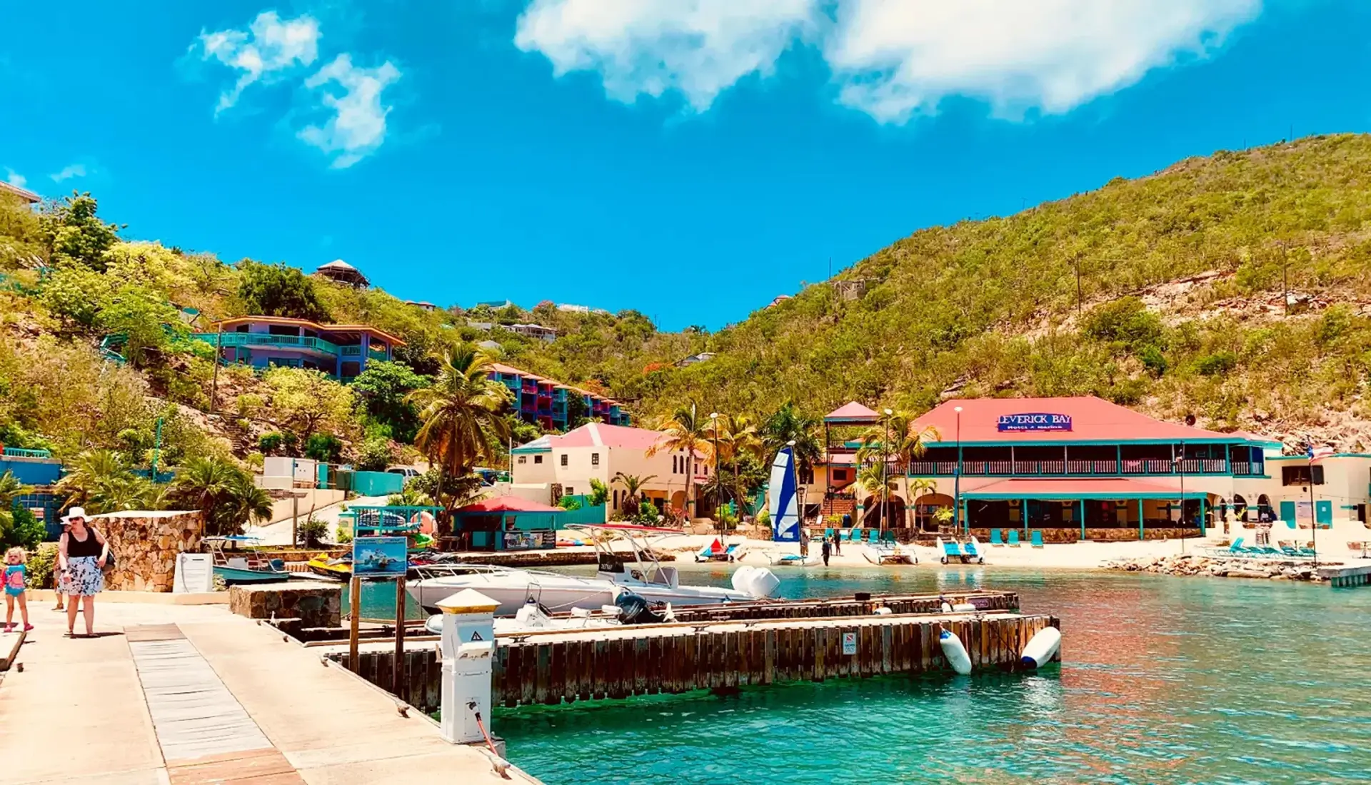 Leverick Bay marina and waterfront, Virgin Gorda BVI