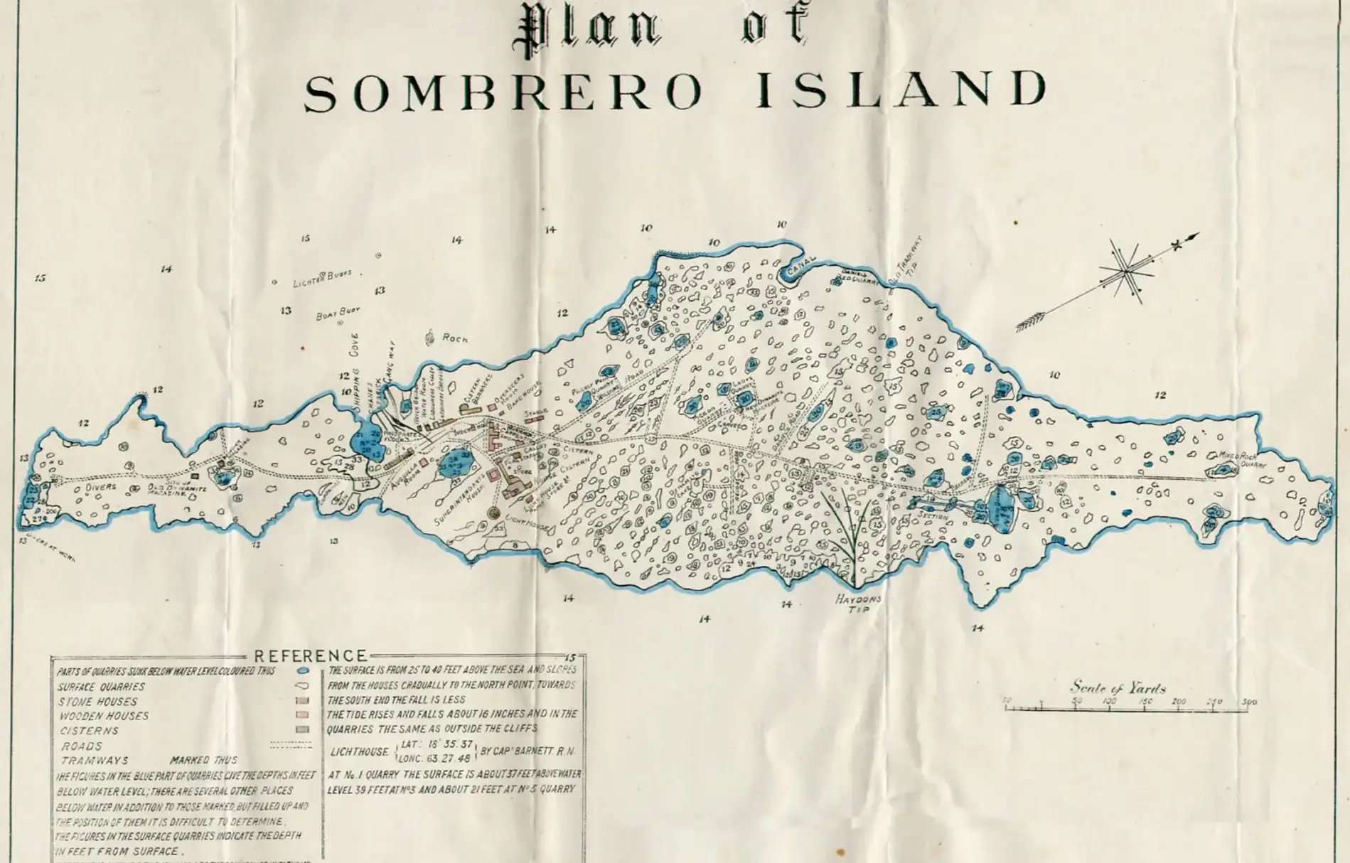 Map showing Sombrero Island location between St Martin and BVI