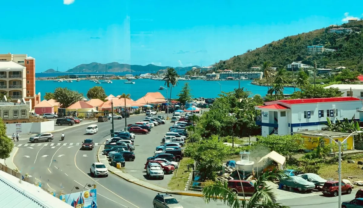 Road Town harbour, Tortola BVI — the charter capital of the British Virgin Islands