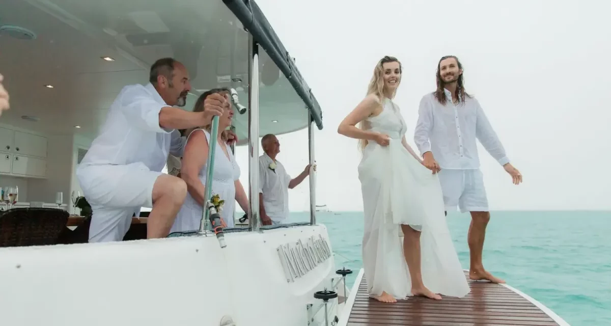 Bahamas yacht wedding