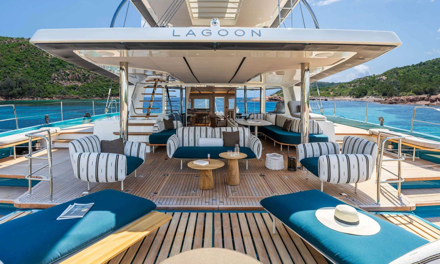 IMLADRIS Lagoon 82 luxury catamaran yacht charter Red Sea Egypt exterior
