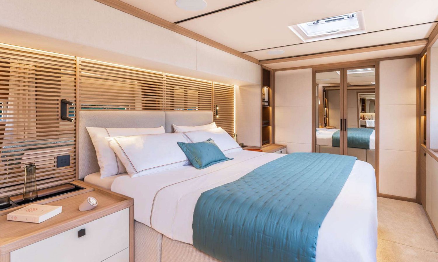 IMLADRIS yacht interior luxury cabin accommodation Red Sea charter