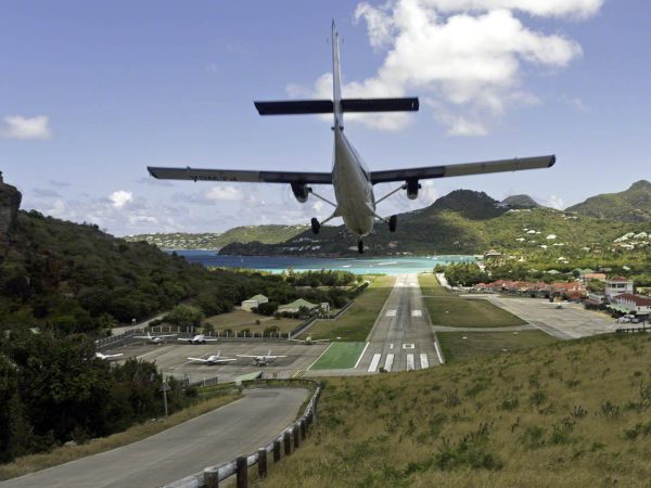 Landing at St. Barths Landing at St. Barths